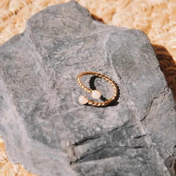 Kariboo Bagues>Bague Camille - Rose Quartz