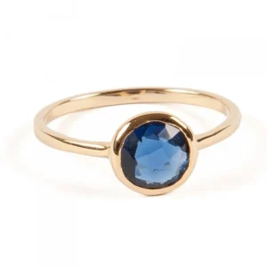 Bazar Exquis Bagues>Bague Pierre sertie doré - plusieurs coloris