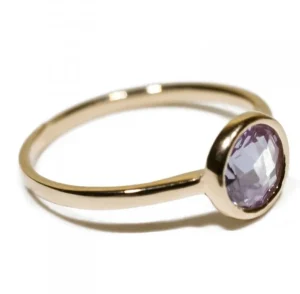 Bazar Exquis Bagues>Bague Pierre sertie doré - plusieurs coloris