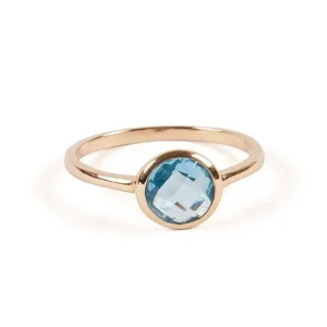 Bazar Exquis Bagues>Bague Pierre sertie doré - plusieurs coloris
