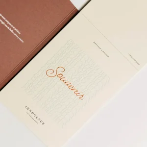 Innocence Papeterie>Bloc de cartes postales - mots doux