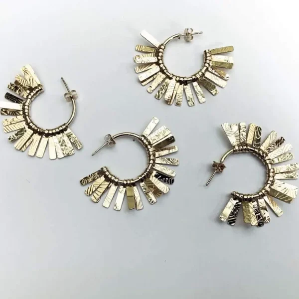 Exquises indécises Boucles D'oreille>Boucles Créoles Line