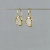 Jeh Boucles D'oreille>Boucles d'oreilles goutte - Pierre de lune