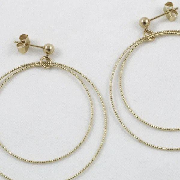 Kariboo Boucles D'oreille>Boucles Elena grandes - or