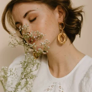 Gisel B Boucles D'oreille>Boucles Elisabeth Pendantes