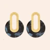 Bonjour Aimée Boucles D'oreille>Boucles Erin - écailles bleues