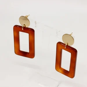 Bonjour Aimée Boucles D'oreille>Boucles Macy - ambre