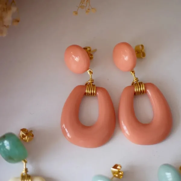 Azeria Boucles D'oreille>Boucles Talia - rose