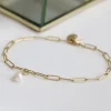 Kariboo Bracelets>Bracelet Anna perle d'eau douce - chaîne fine