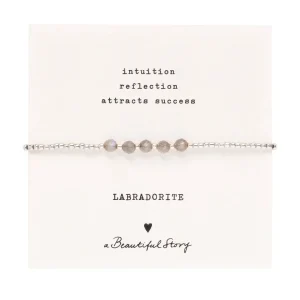 A Beautiful Story Bracelets>Bracelet Essential argenté - Labradorite