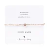 A Beautiful Story Bracelets>Bracelet Iris card argenté - Quartz fumé