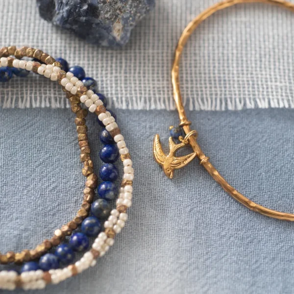A Beautiful Story Bracelets>Bracelet Loving - Lapis lazuli