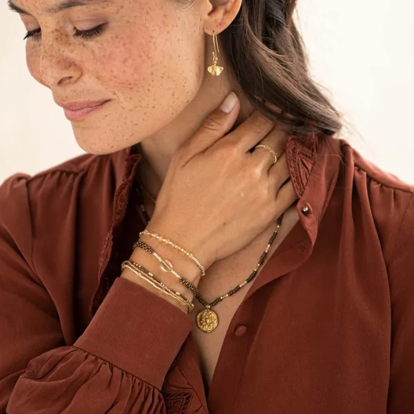 A Beautiful Story Bracelets>Bracelet Proud doré - Citrine