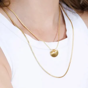 Shlomit Ofir Colliers>Collier Basic smooth - doré