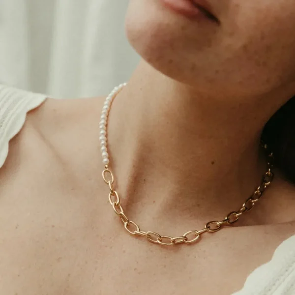 Gisel B Colliers>Collier Bi-matière Tokyo