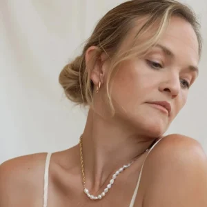 Gisel B Colliers>Collier Ella bi-matière