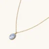 Kariboo Colliers>Collier Louise Grand - Bleu calcédoine