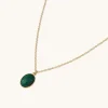 Kariboo Colliers>Collier Louise Grand - Malachite