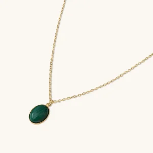 Kariboo Colliers>Collier Louise Grand - Malachite