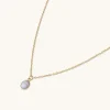 Kariboo Colliers>Collier Louise Moyen - Bleu calcédoine