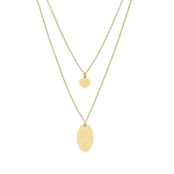 Les dissonances Colliers>Collier Poppy Love Double