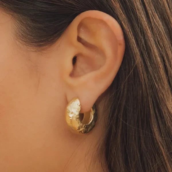 Agapée Boucles D'oreille>Créoles Anilla moyenne