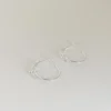 Marie Duvert Boucles D'oreille>Créoles Fanette - argenté
