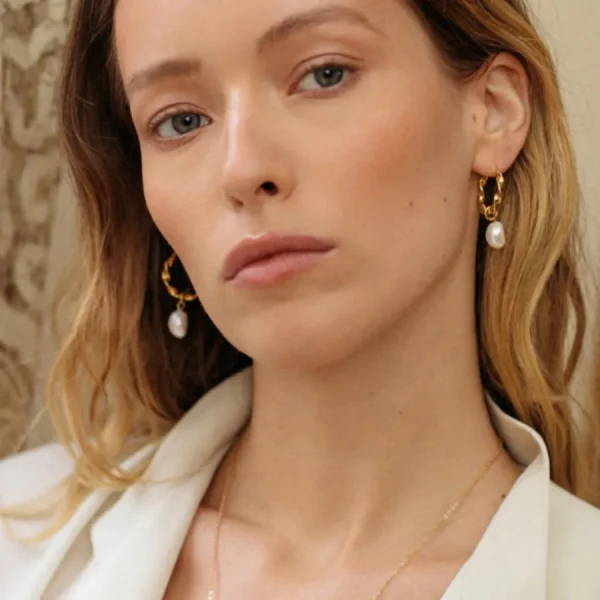 Louise Damas Boucles D'oreille>Créoles Suzanne
