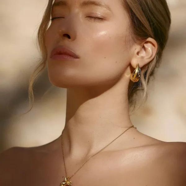 Louise Damas Boucles D'oreille>Grandes créoles Iris