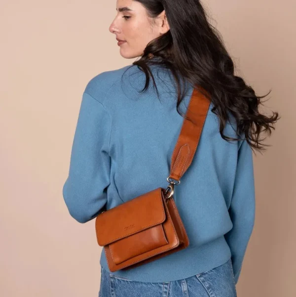 O My Bag Sacs>Harper mini - cognac classic leather