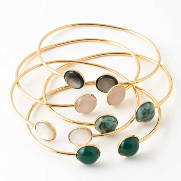 Viadoli Bracelets>Jonc Daphnis - nacre