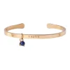 A Beautiful Story Bracelets>Jonc Pure doré - Lapis Lazuli