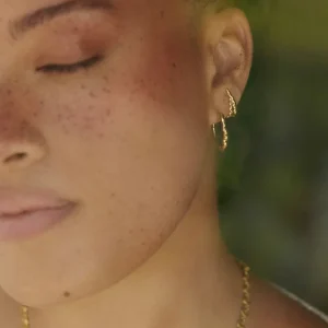 Louise Damas Boucles D'oreille>Mini créoles Iris