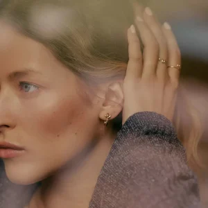 Louise Damas Boucles D'oreille>Mini Créoles Jane