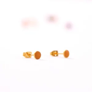 Fosseth Boucles D'oreille>Puces d'oreille Gallica - curry