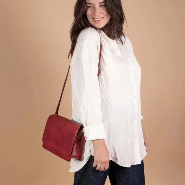 O My Bag Sacs>Sac Audrey - cuir Ruby