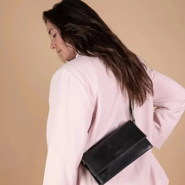 O My Bag Sacs>Sac Stella - Black leather